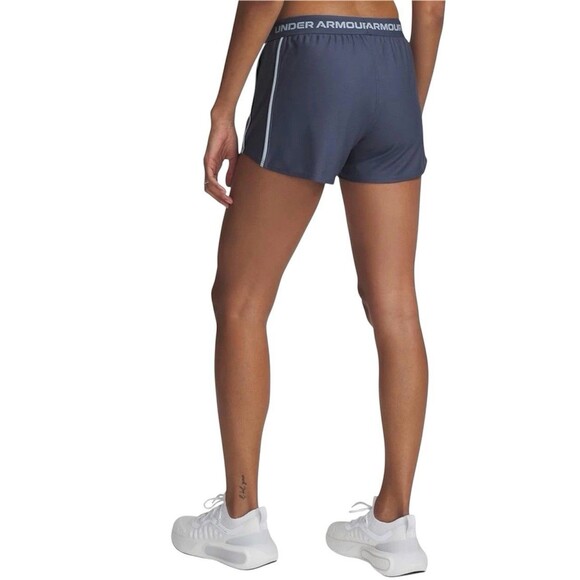 Under Armour Woman’s Play Up 3.0 Shorts Size S Gray Lightweight - Picture 3 of 3